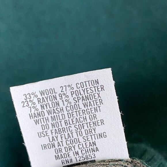 Taylor Stitch Dark Green Wool Blend Crewneck The Double Knit Sweater in Forest - Picture 5 of 6